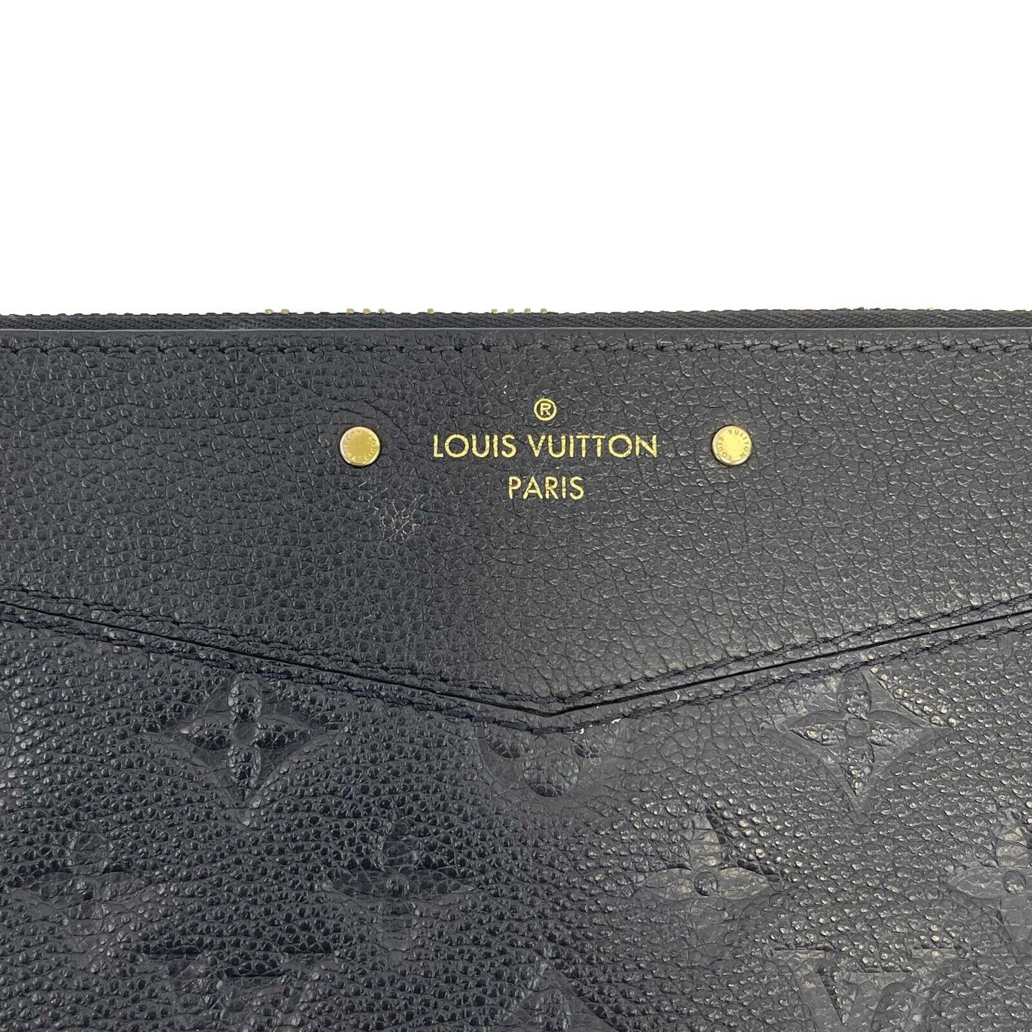 Louis Vuitton - LV - Daily Pouch in Monogram Black Empreinte Leather - W/ Box