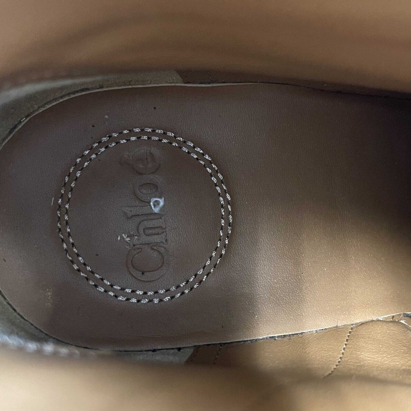 Chloe - Heeled C-Logo Boots - Rose Brown - EU 38.5 / US 7.5 - Shoes