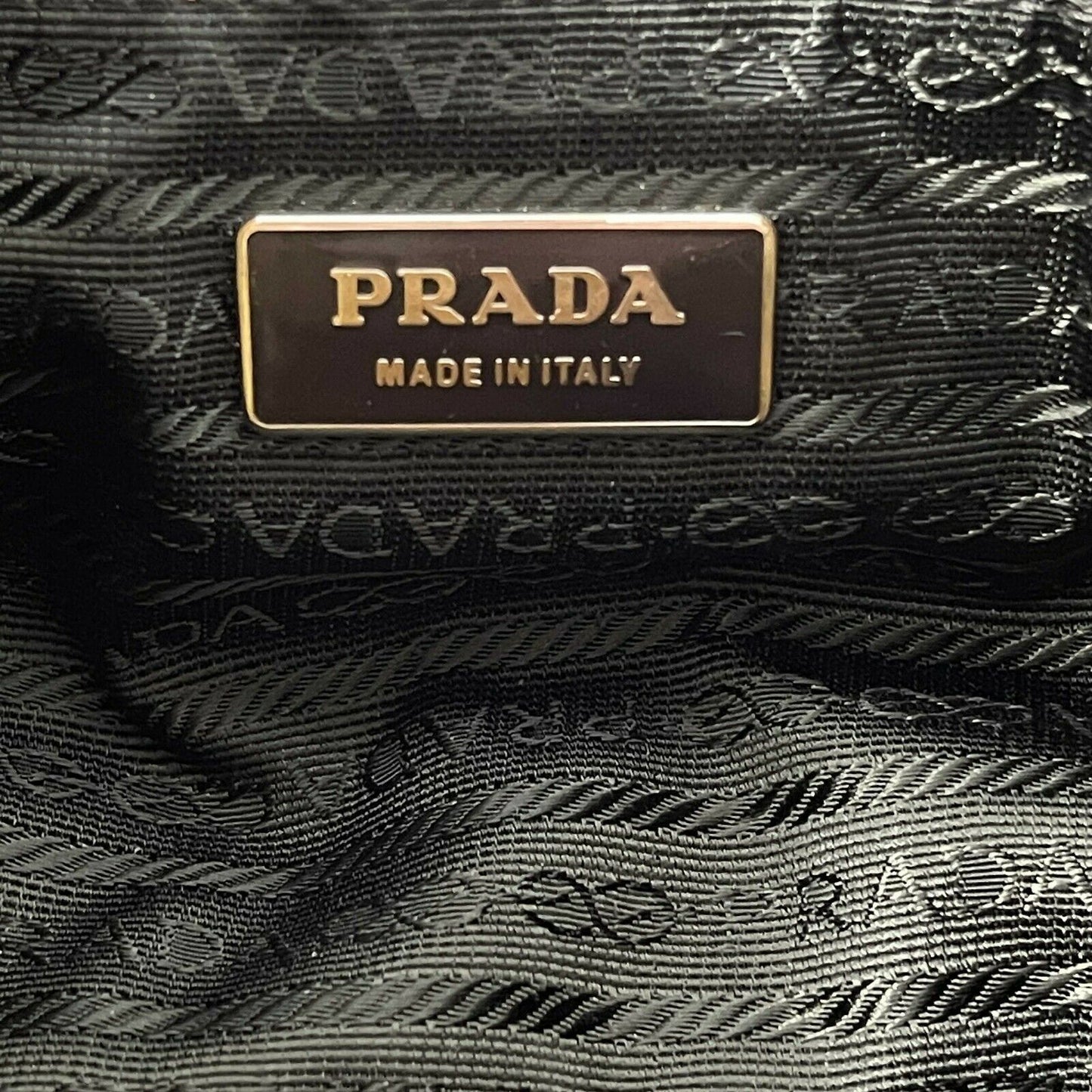 Prada - Large Camel / Silver Suede Belt Shoulder Bag / Buckle Closure