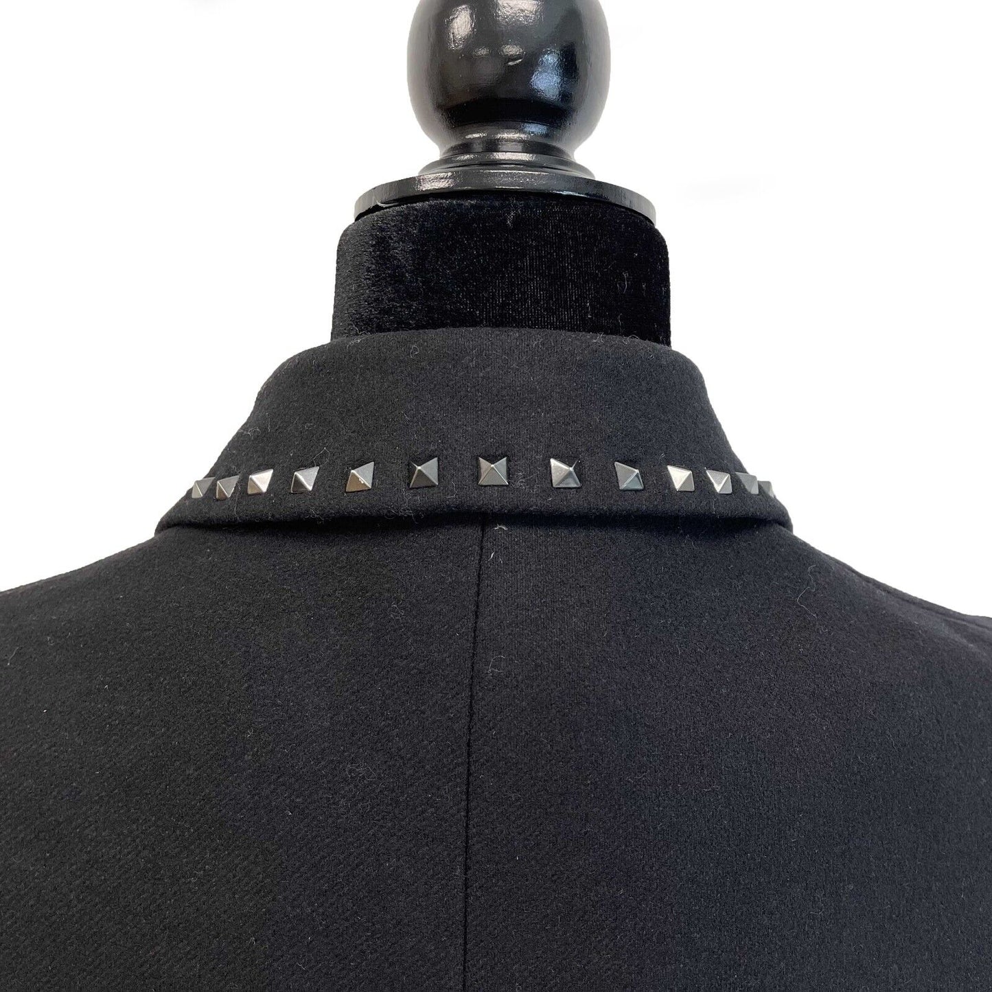 Valentino - Rockstud Coat IT 38 UXS - Black - XS - Black - 38 - Studded Jacket