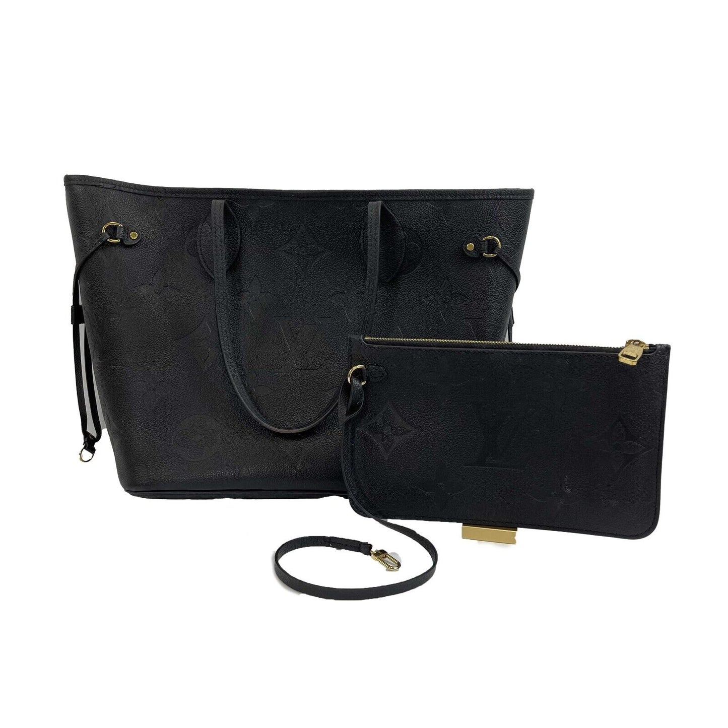 Louis Vuitton - Neverfull NM MM Monogram Empreinte Black Tote