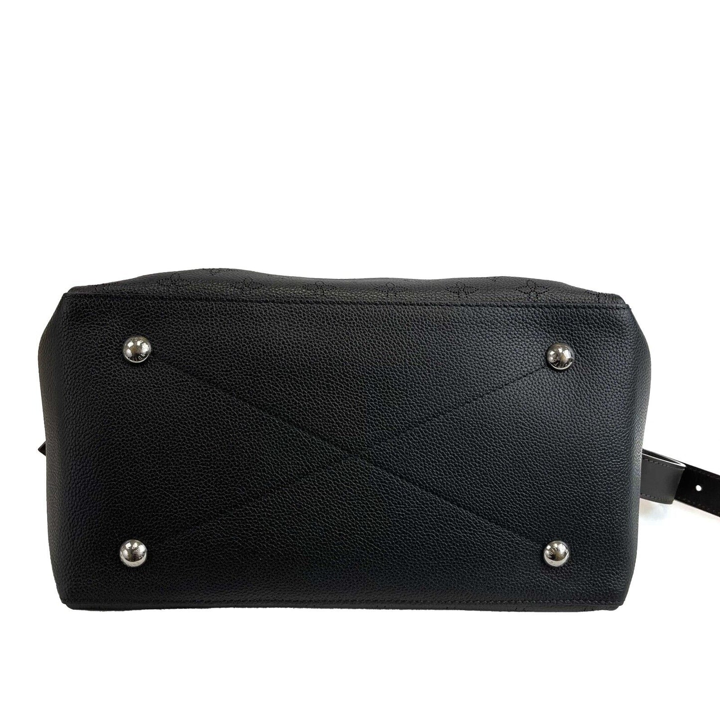 Louis Vuitton - Beaubourg Hobo MM - Black Monogram Leather Top Handle w/ Strap