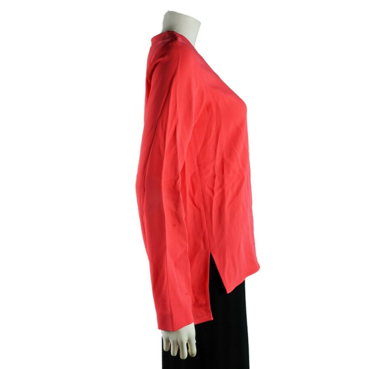 Stella McCartney Neon Peach Shirt Top Half Zip Long Sleeve Top Pre-Owned Used 36