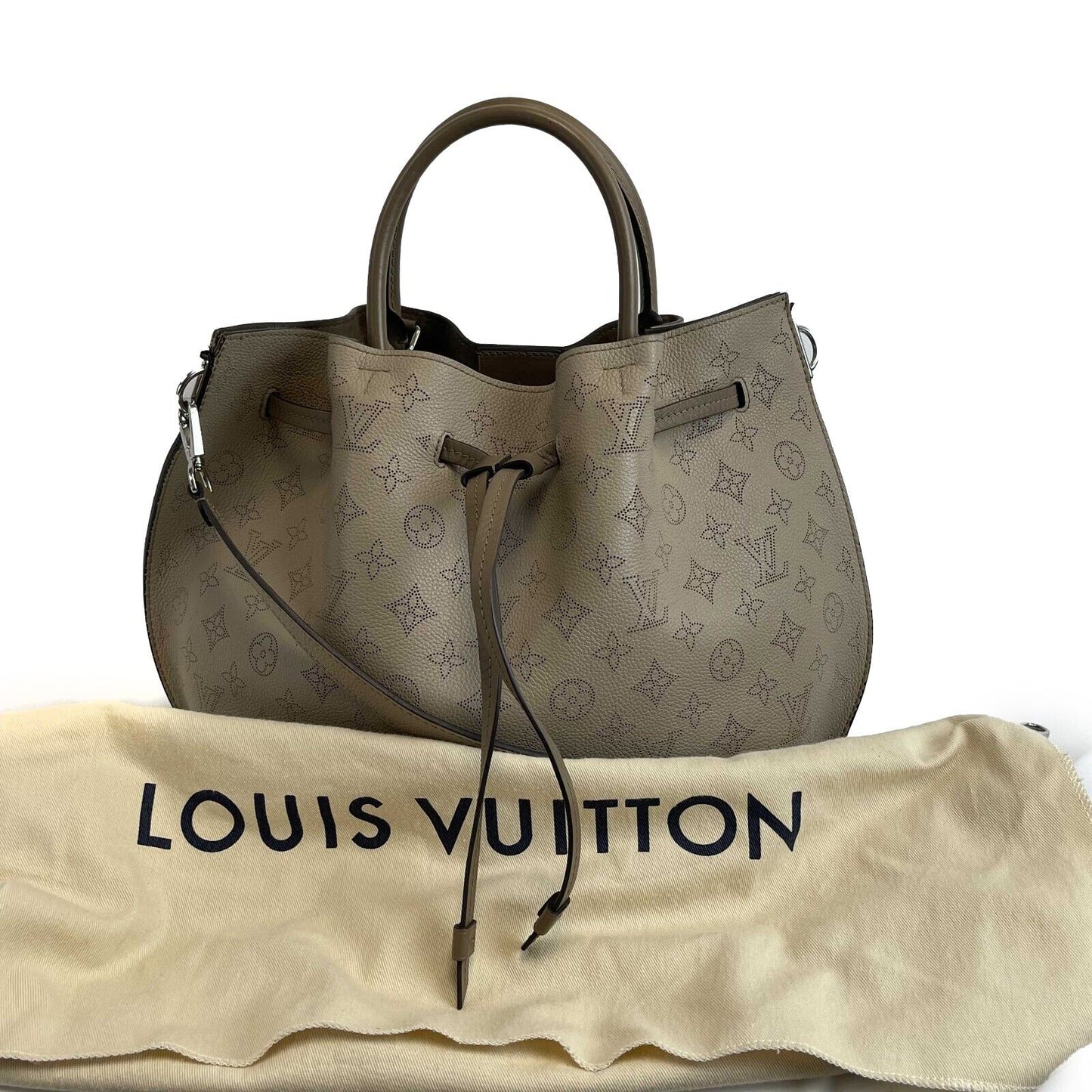 Louis Vuitton - Mahina Girolata Galet Grey - Top Handle w/ Shoulder Strap