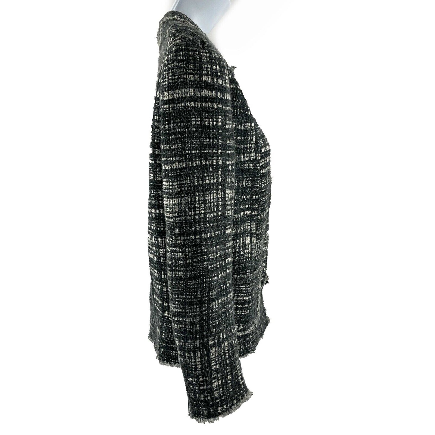 Prada - Tweed Design Light Weight - Dark Grey / White Jacket - 38 US 2