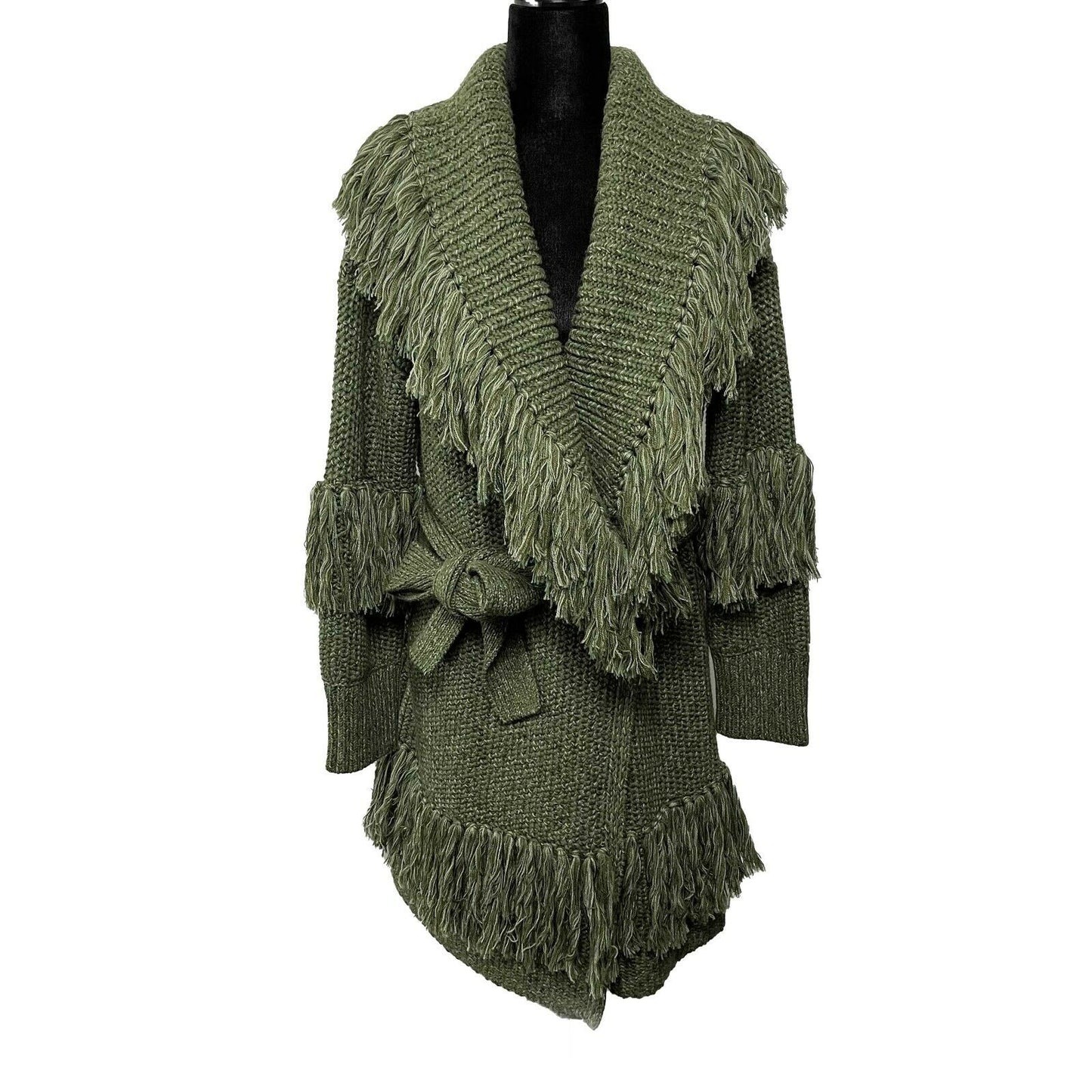 Alice + Olivia - New w/ Tags - Astrid Shawl Collar Coat - Green - XS/S - Jacket