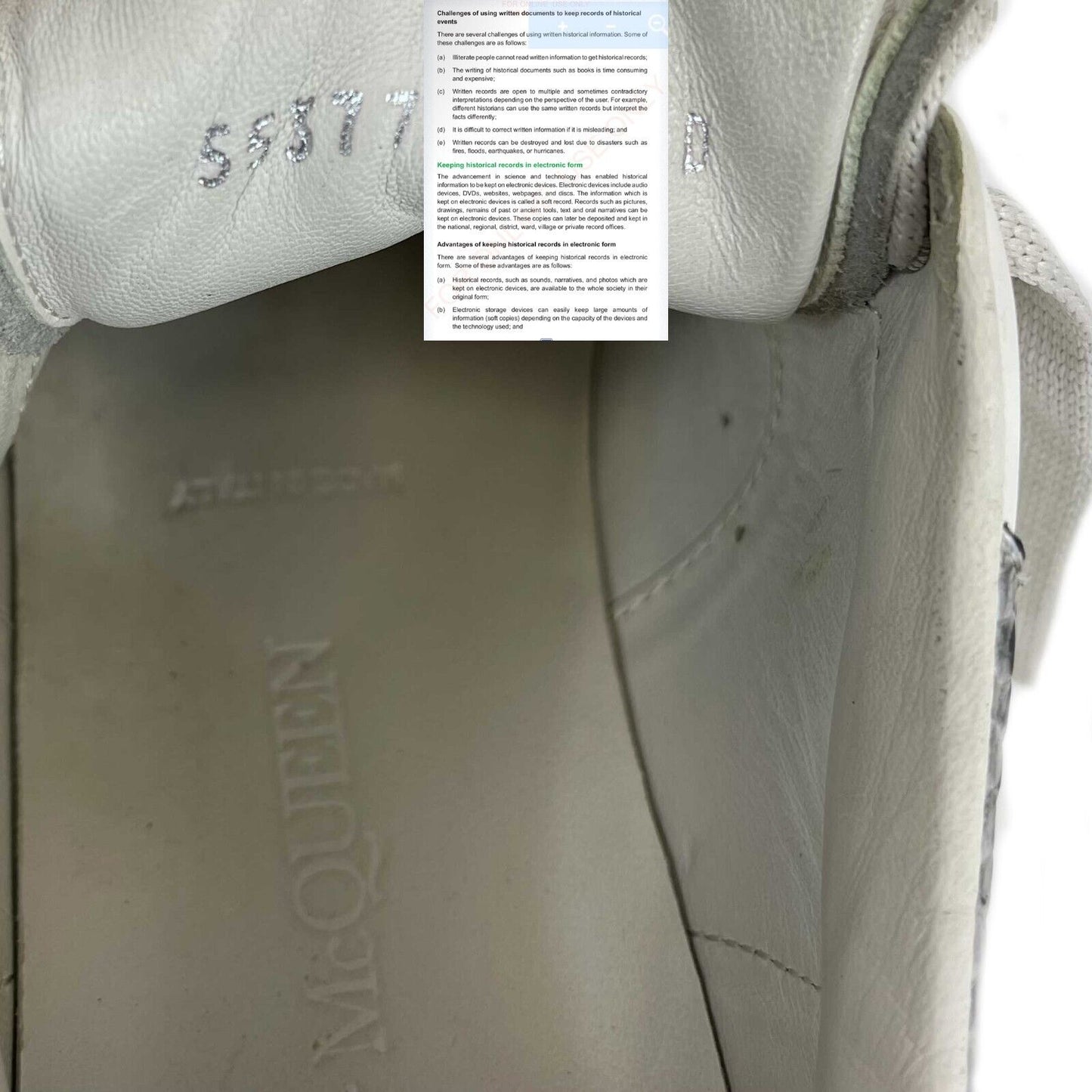 Alexander McQueen - Women's Oversized Sneaker in White - 35.5/US 5.5