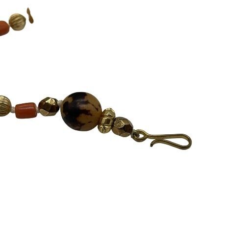 Chanel - Collection 29 - Rare Ivory Elephant Tusk Enamel CC Necklace Choker