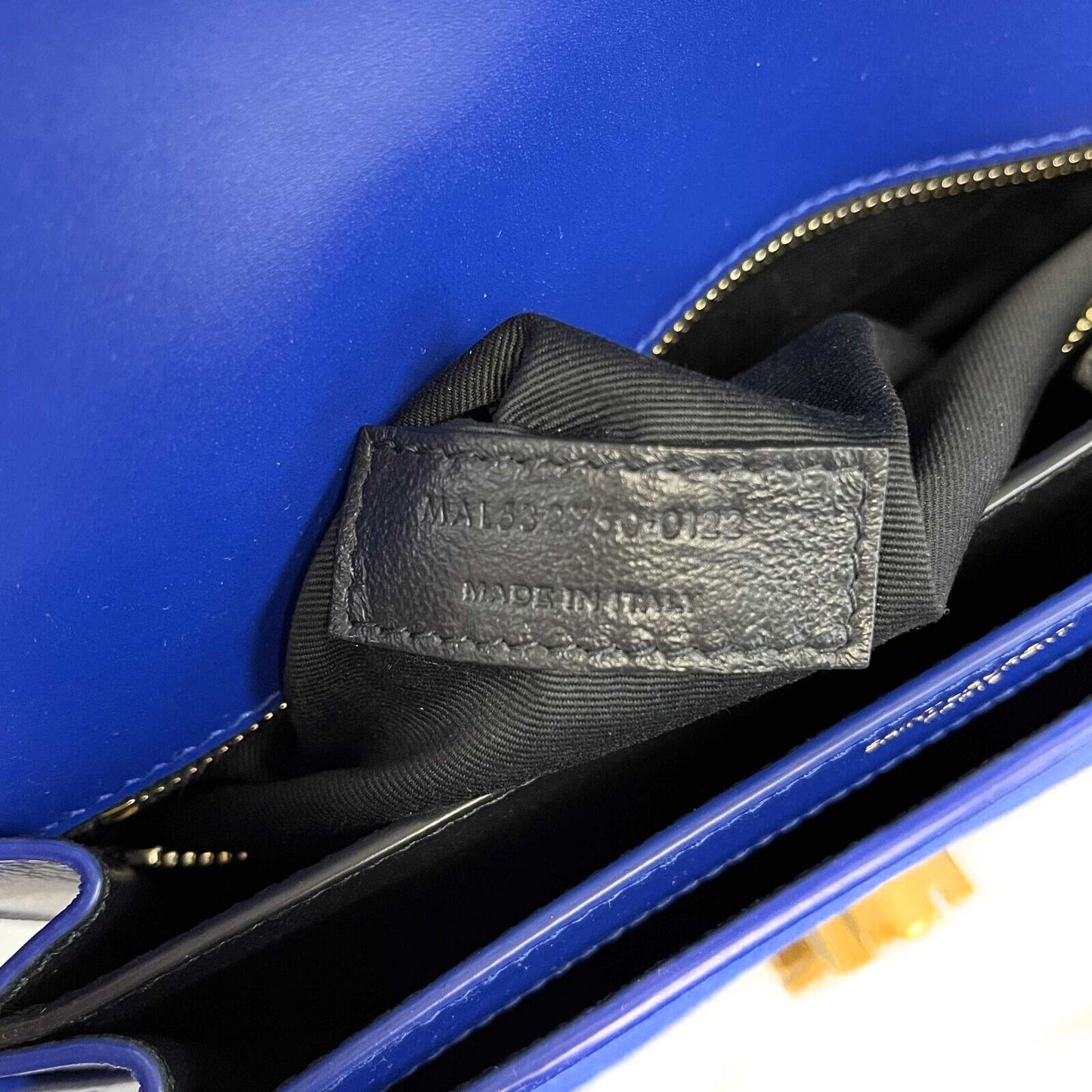 Saint Laurent NEW Medium Cassandra Monogram Leather & Suede Envelope Crossbody