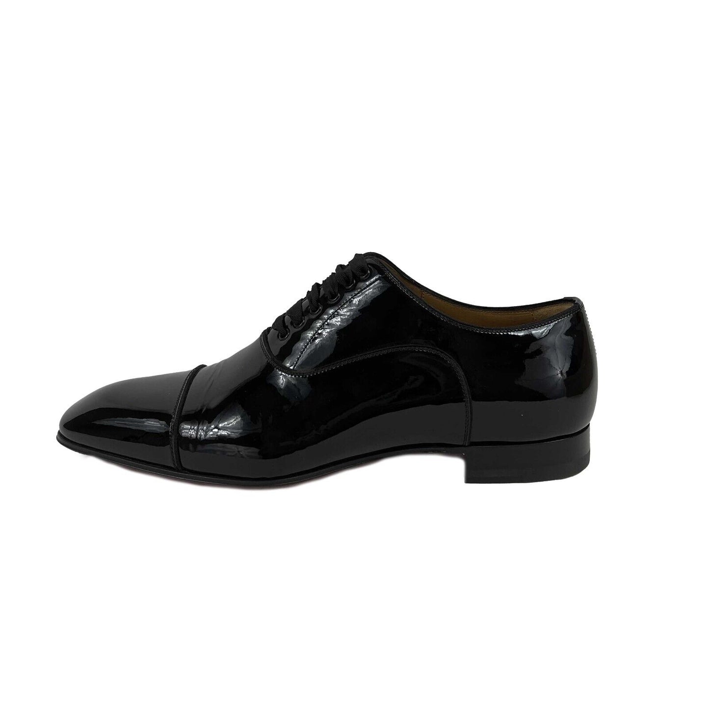 Christian Louboutin - Greggo Flat Patent Tuxedo Shoe -Size 42 US 9 New w/ Box