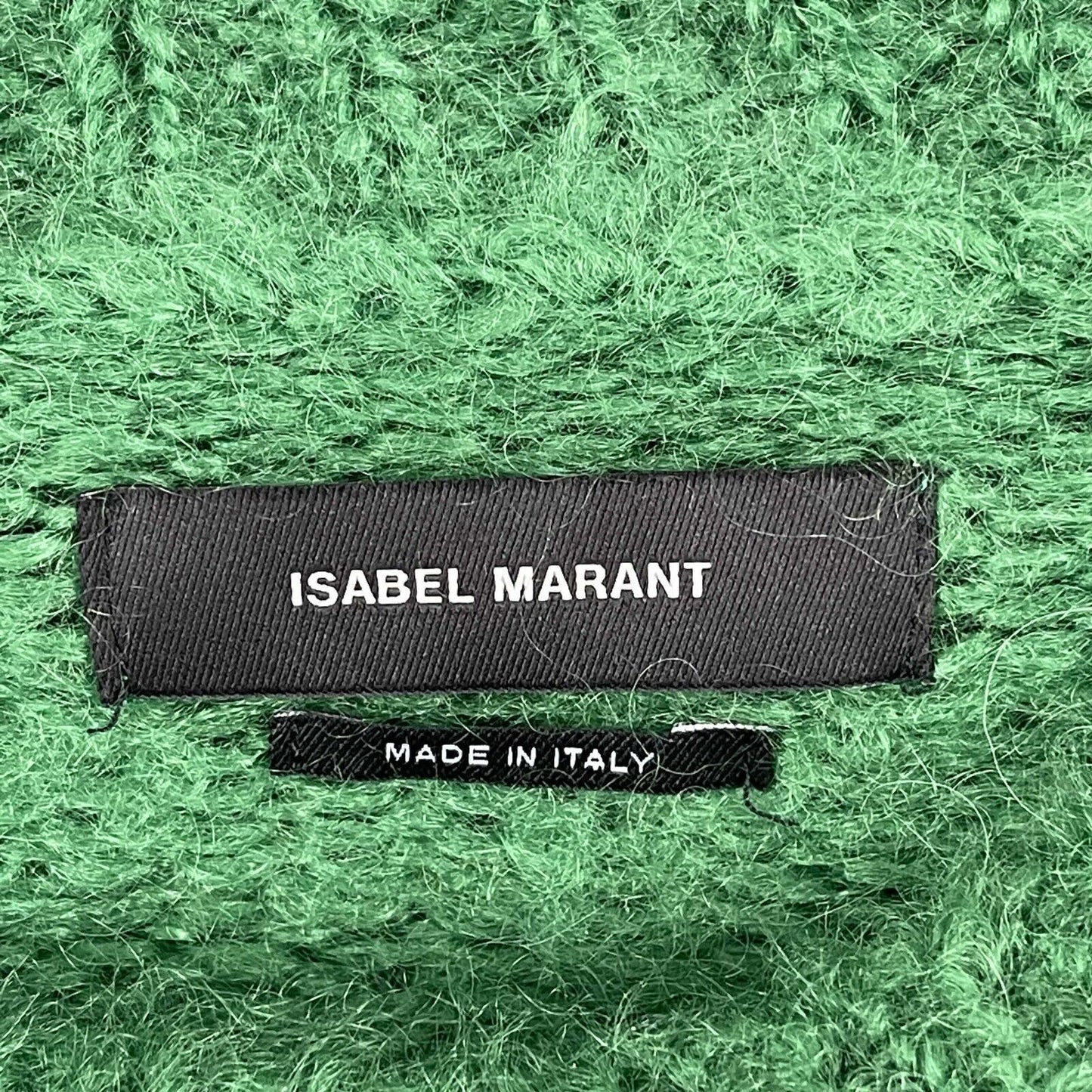 Isabel Marant - Excellent - Emma Knit Wool Sweater - Green - 34 - XS - Top