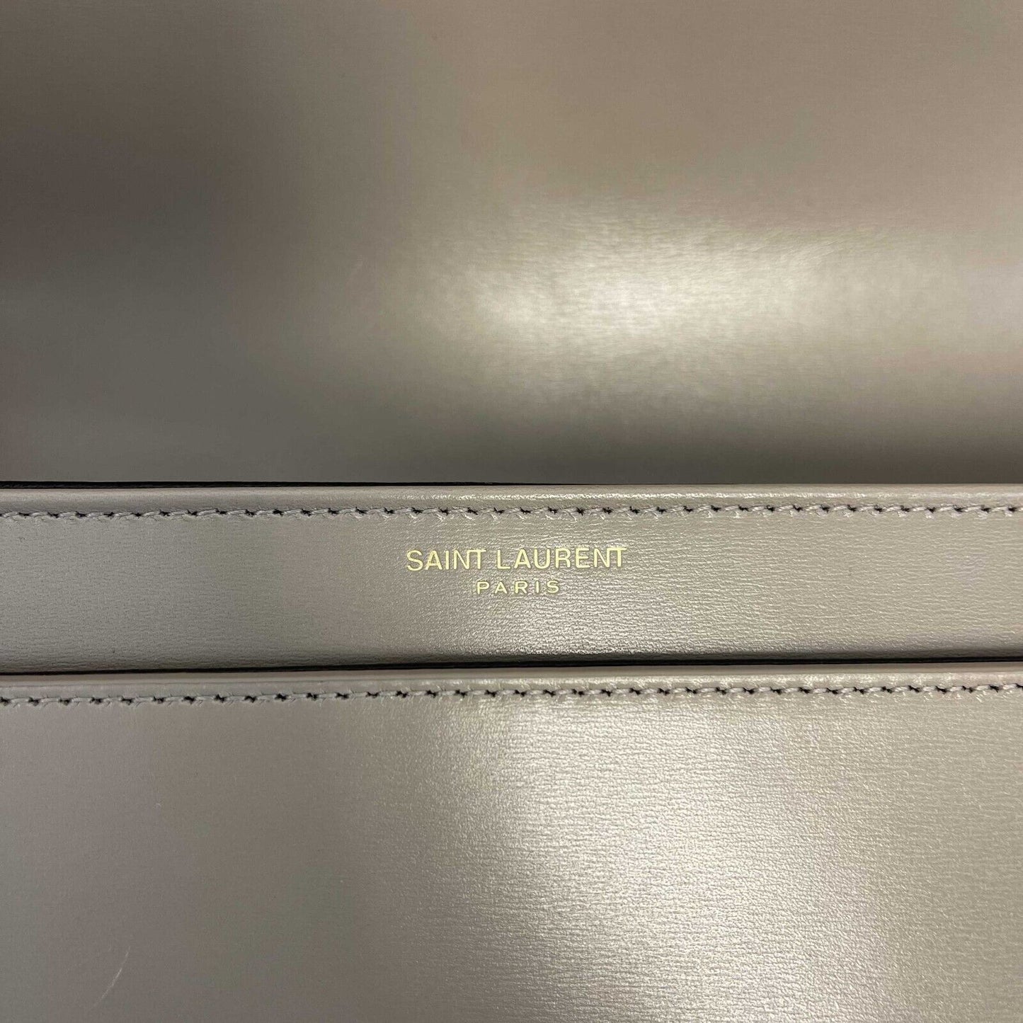Saint Laurent - Solferino Medium Satchel in Box Saint Laurent Leather Crossbody