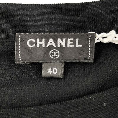 Chanel - 2016 Fall/Winter 2 16K Cashmere Silk Tie Waist Pullover Sweater Size 8