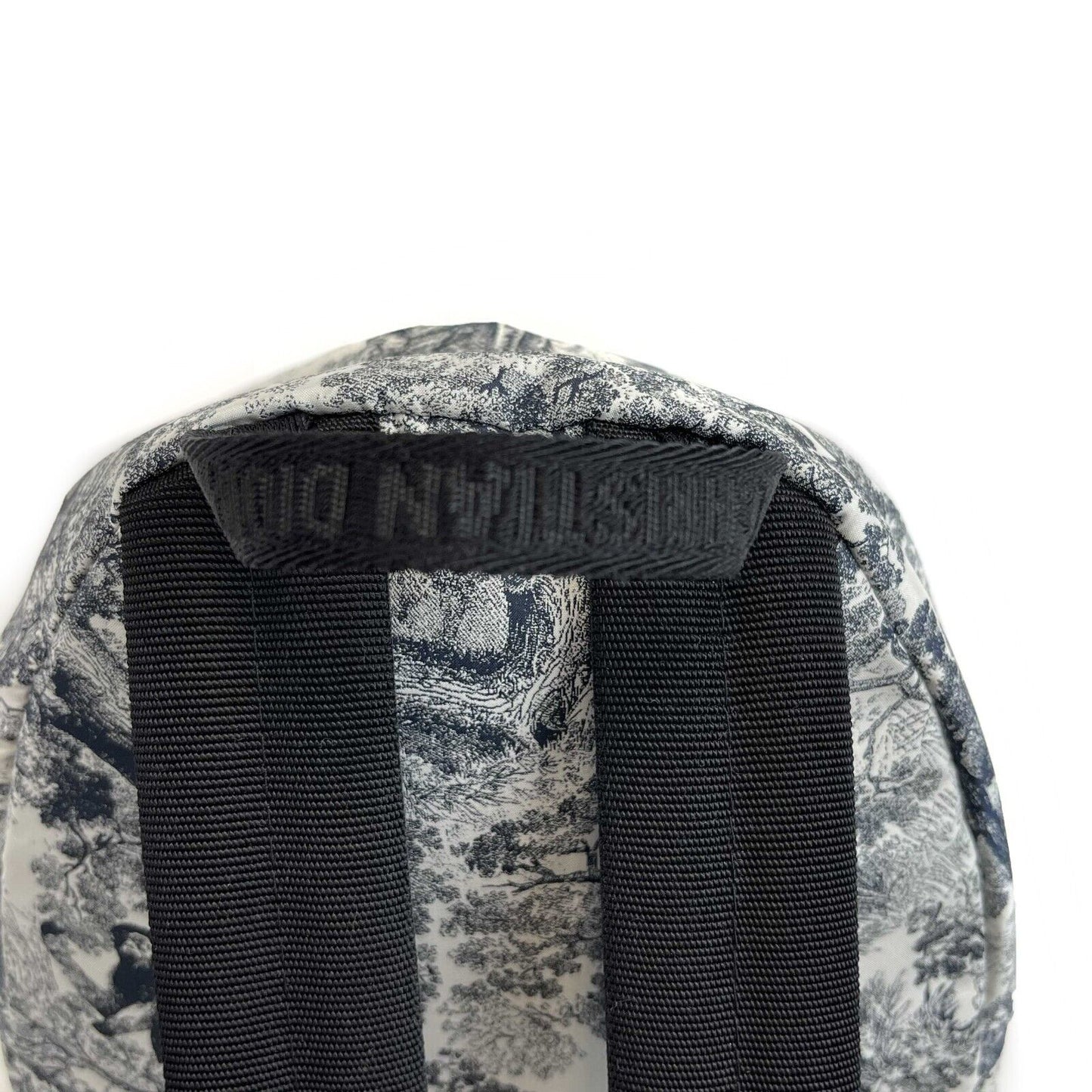 Christian Dior - Toile de Jouy Mini Backpack - White, Blue, Black Wildlife