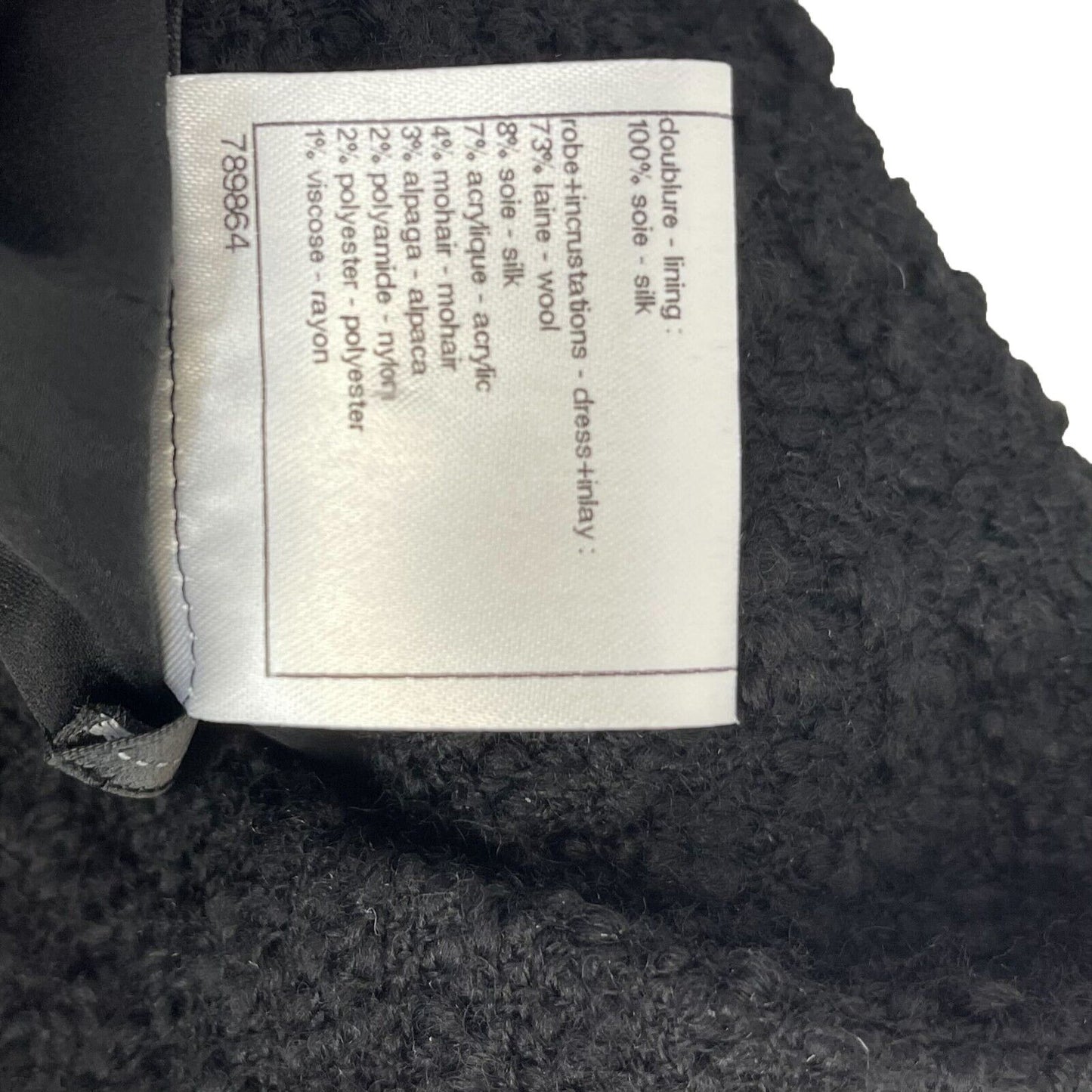 CHANEL - 09A Runway Black Tweed Boucle Coat Dress 40 US 8 - Black / Green