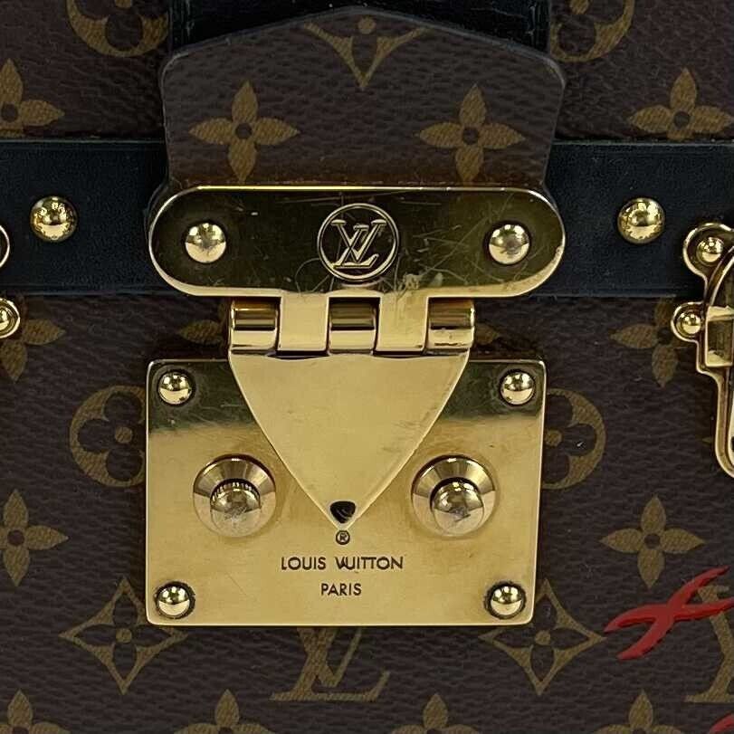 Louis Vuitton - LV m45943 Petite Malle Small Hard Case - Brown / Black Crossbody