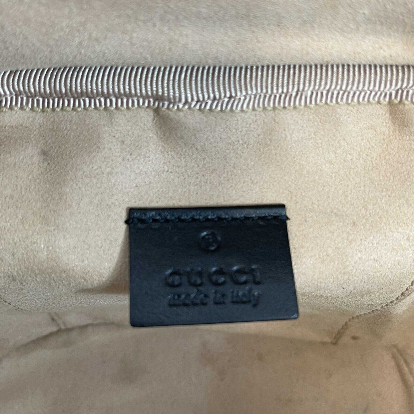 Gucci - GG Marmont Black Mini Backpack W/ Top Handle