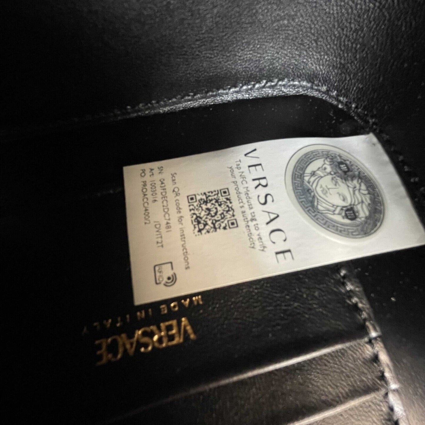 Versace - New w/o Tags - La Medusa Mini Bag - White, Black - Handbag