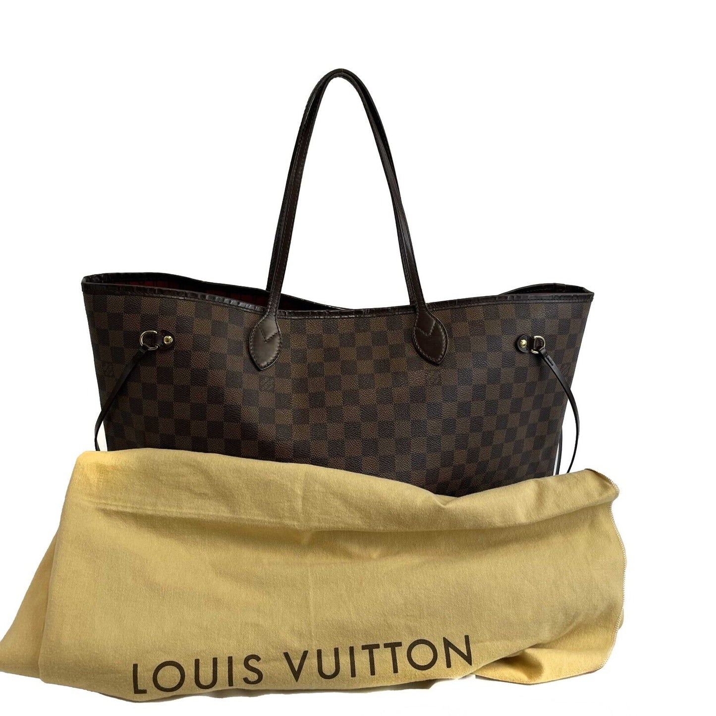 Louis Vuitton - Damier Ebene Neverfull GM - Brown Tote