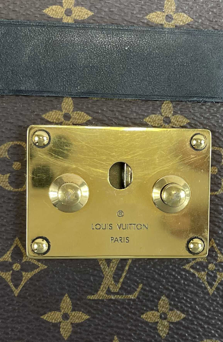 Louis Vuitton - LV m45943 Petite Malle Small Hard Case - Brown / Black Crossbody