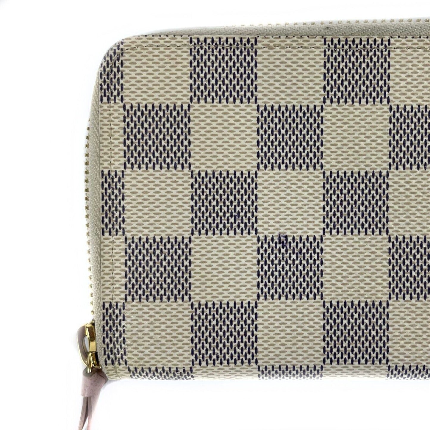 Louis Vuitton - Beige Zippy Wallet Damier Azur N41669 - Beige Damier Azur