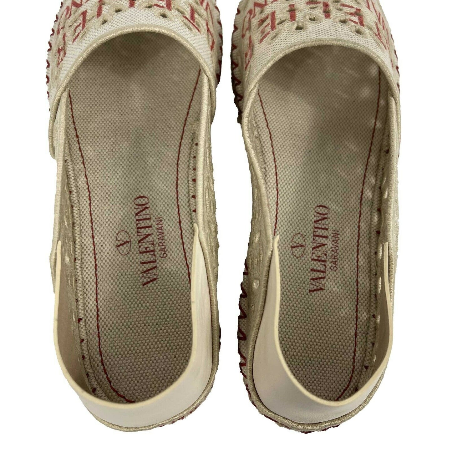 Valentino - Garavani Atelier 08 San Gallo Edition Espadrilles Flats - 37 US 7