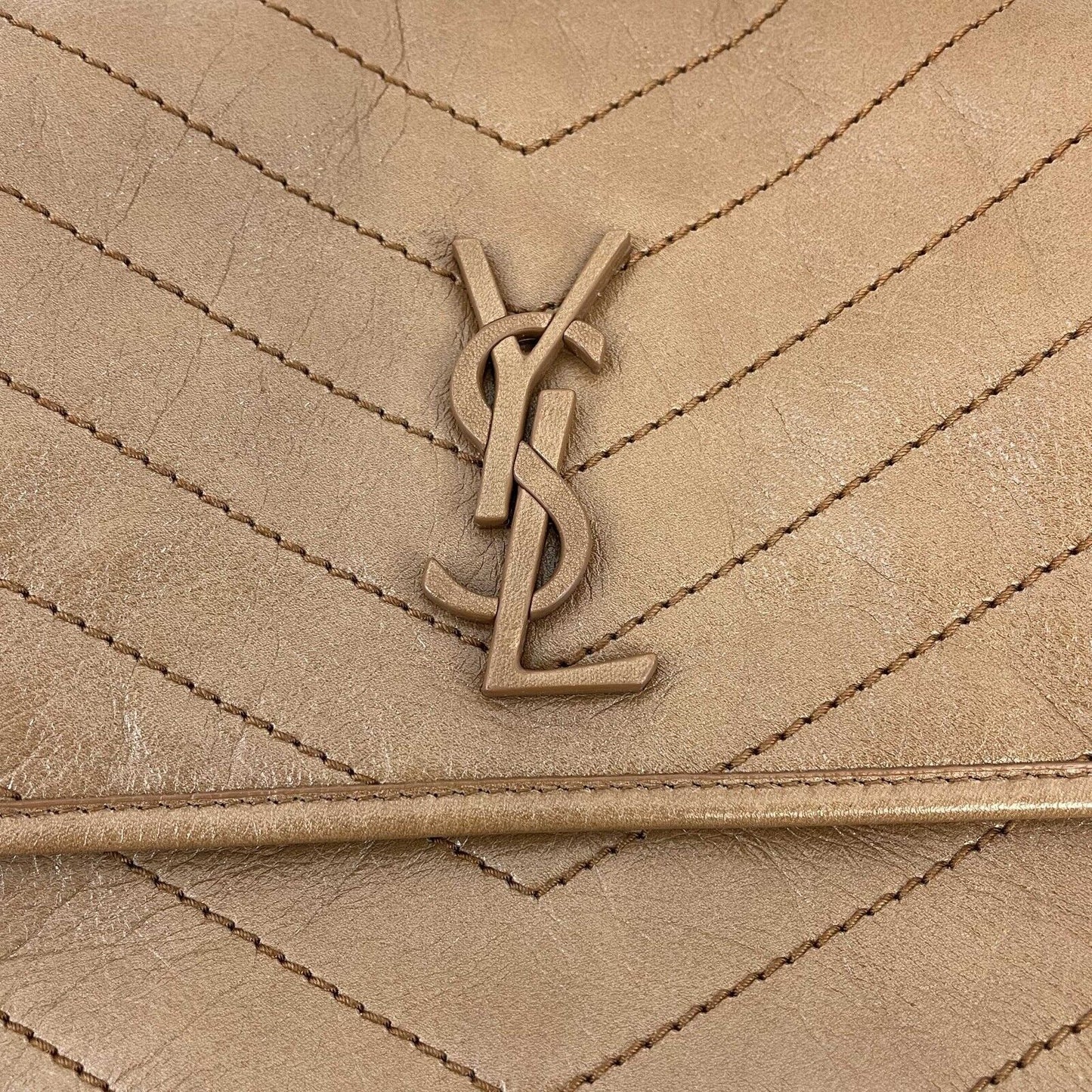 Saint Laurent - Niki Medium Chain Bag in Crinkled Vintage Leather Crossbody