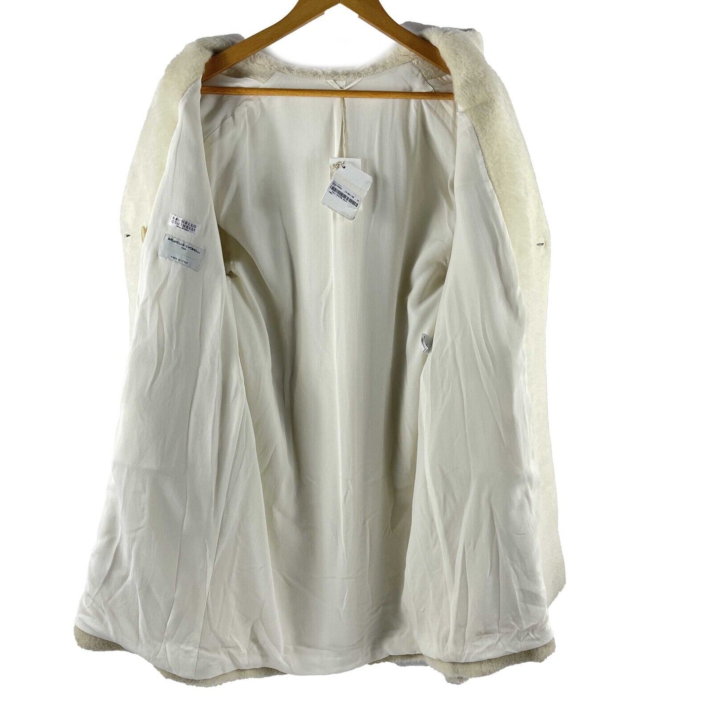 Brunello Cucinelli - Alpaca Wool Double Breasted Overcoat - Kids 12 - Adult XS/S