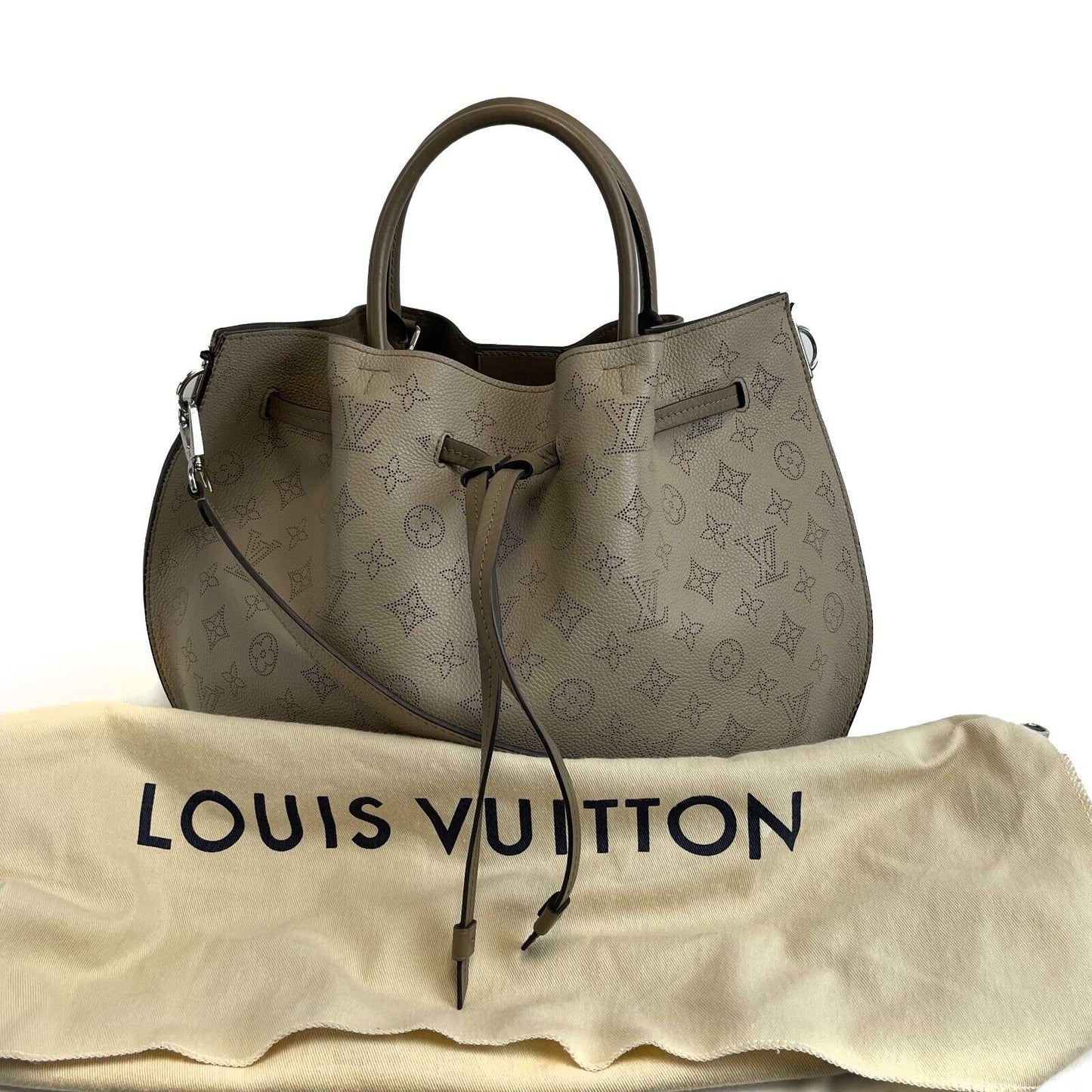Louis Vuitton - Mahina Girolata Galet Grey - Top Handle w/ Shoulder Strap