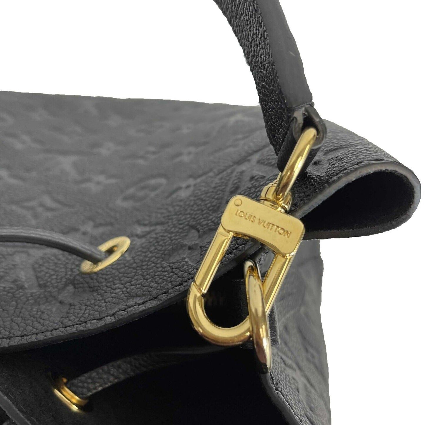 Louis Vuitton - NéoNoé MM in Monogram Empreinte Black Leather w/ Handle & Strap