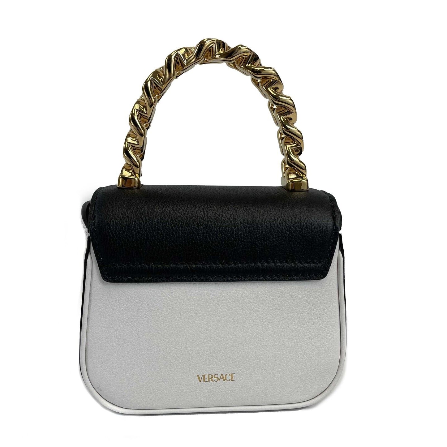 Versace - New w/o Tags - La Medusa Mini Bag - White, Black - Handbag