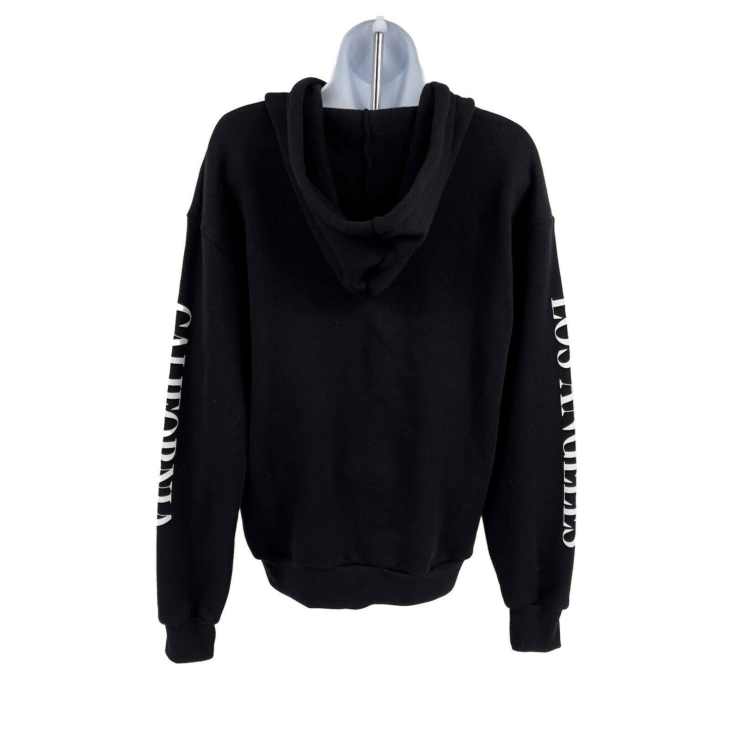 Rodarte Logo Hoodie Sweatshirt - Black, White - XS - Jacket Coat