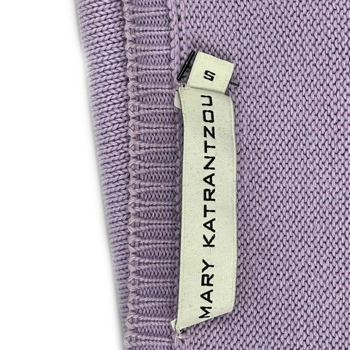 Mary Katrantzou - Crystal Flower Knit Sweater Top - Lilac, Purple, Grey - S