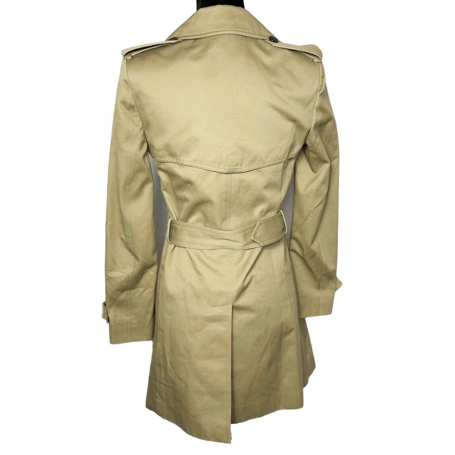 YSL - Saint Laurent - Runway Classic 6 Button Trench Coat - Belted - US 4 - 36