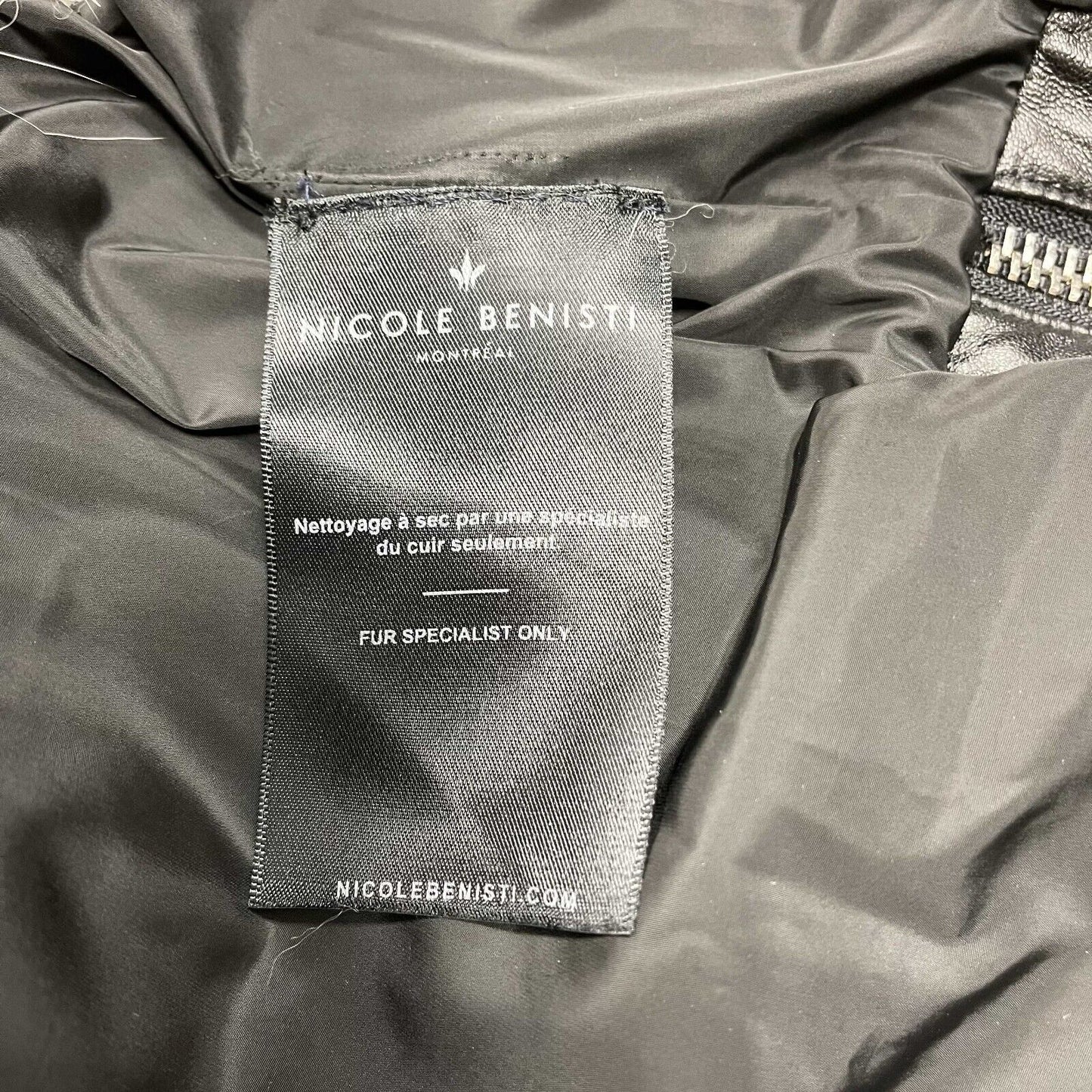 Nicole Benisti - White Cross Fox Fur Vest -White/Light Grey - Size S