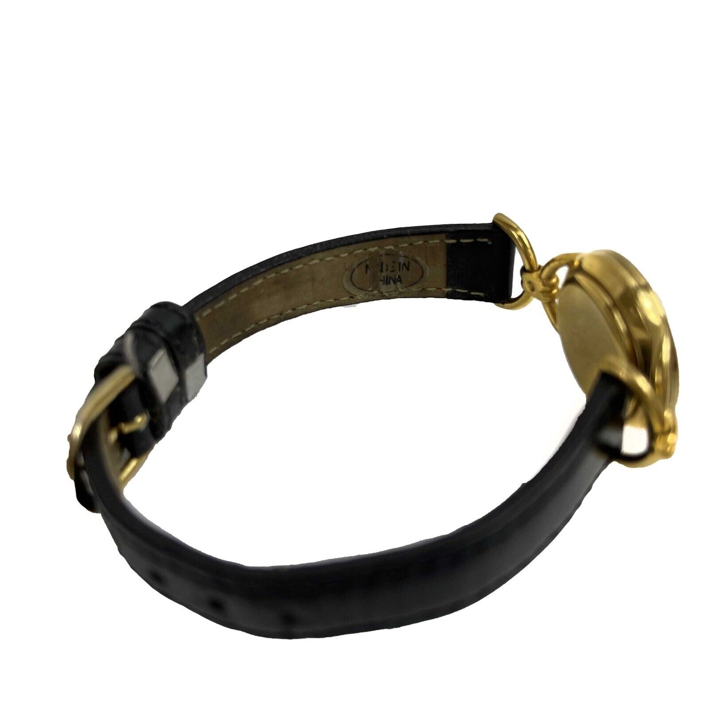 GUCCI - Vintage Women’s Gucci 6000 L Wristwatch - Black / Gold Watch NEW BATTERY