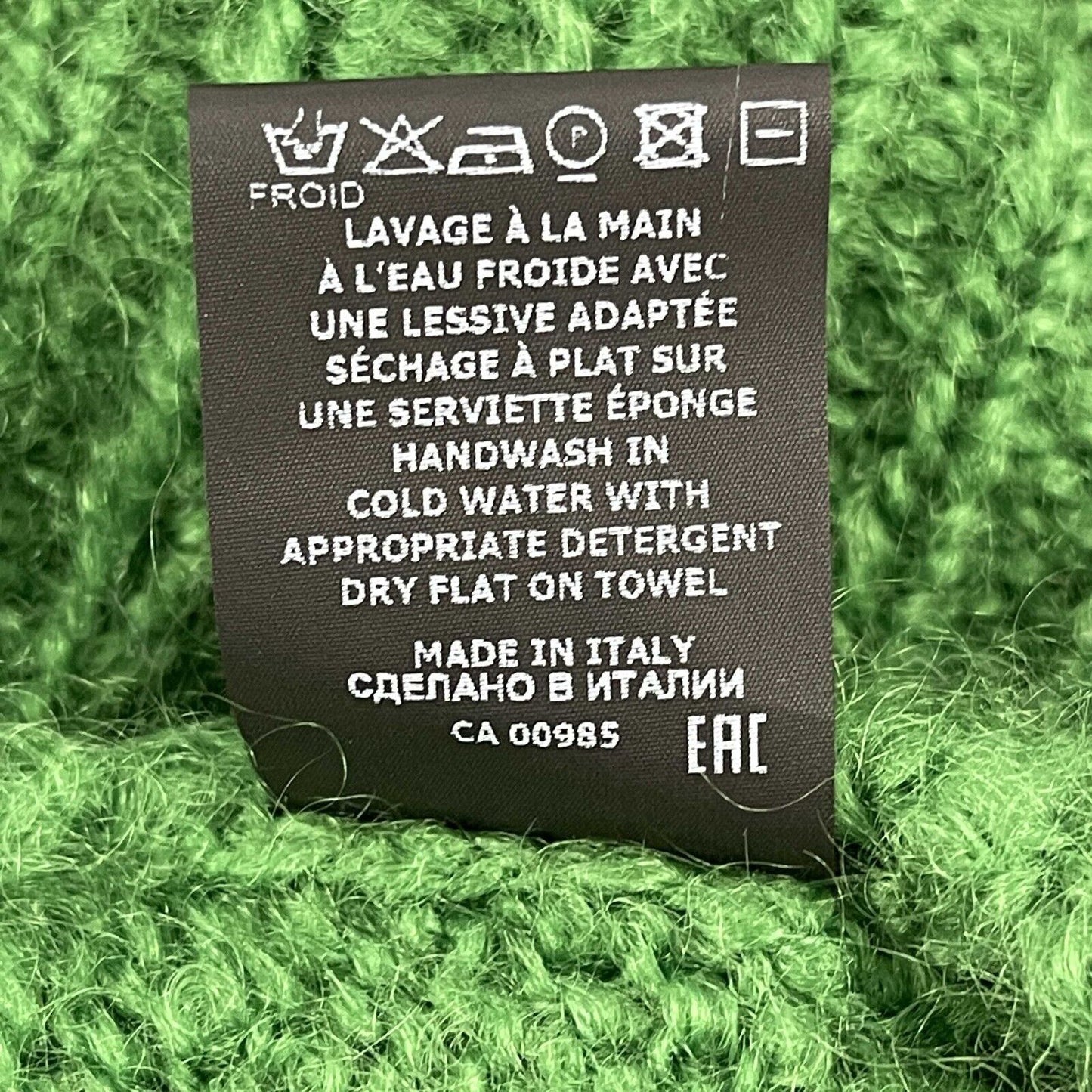 Isabel Marant - Excellent - Emma Knit Wool Sweater - Green - 34 - XS - Top