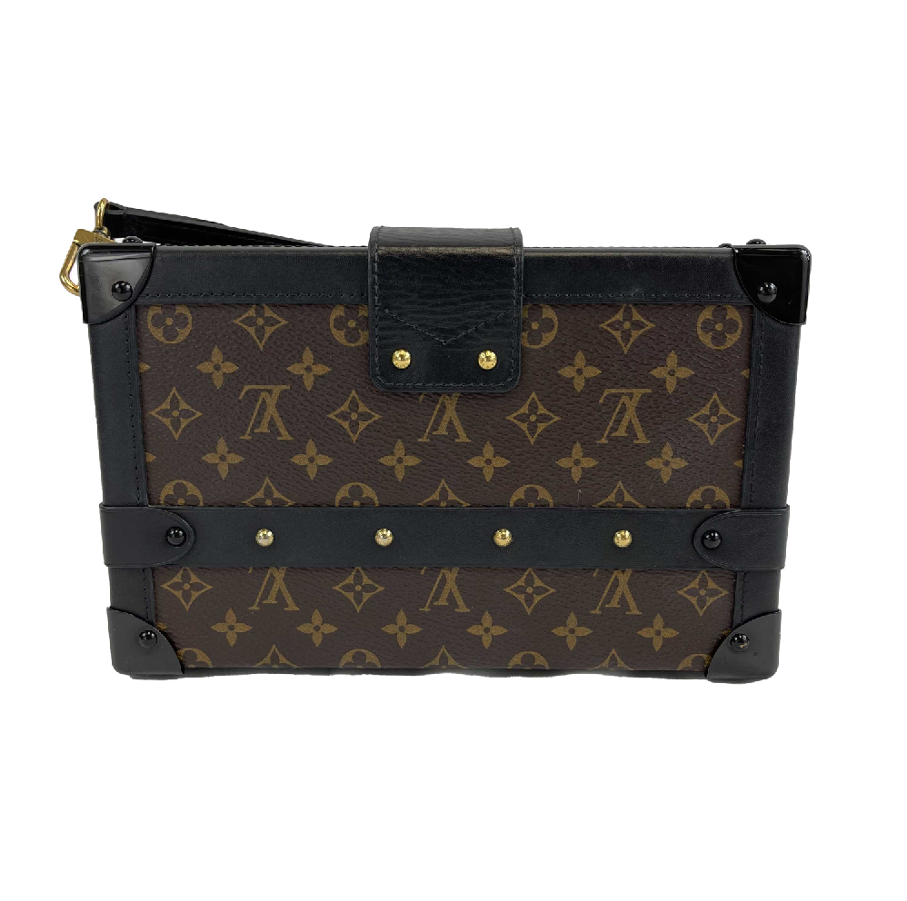 Louis Vuitton - LV m45943 Petite Malle Small Hard Case - Brown / Black Crossbody