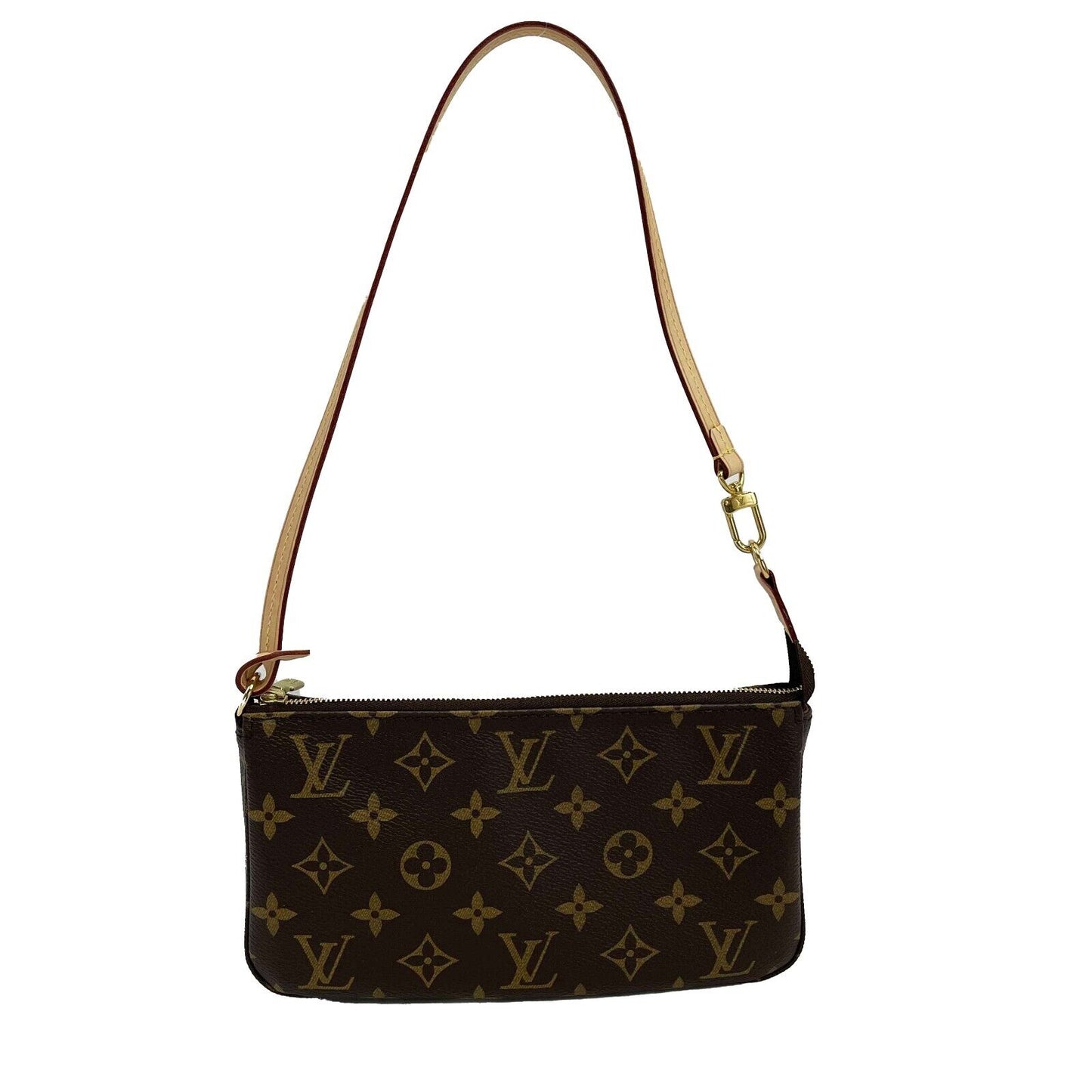 Louis Vuitton - NEW KIT Brown Monogram Pochette Shoulder Bag w/ Removable Strap