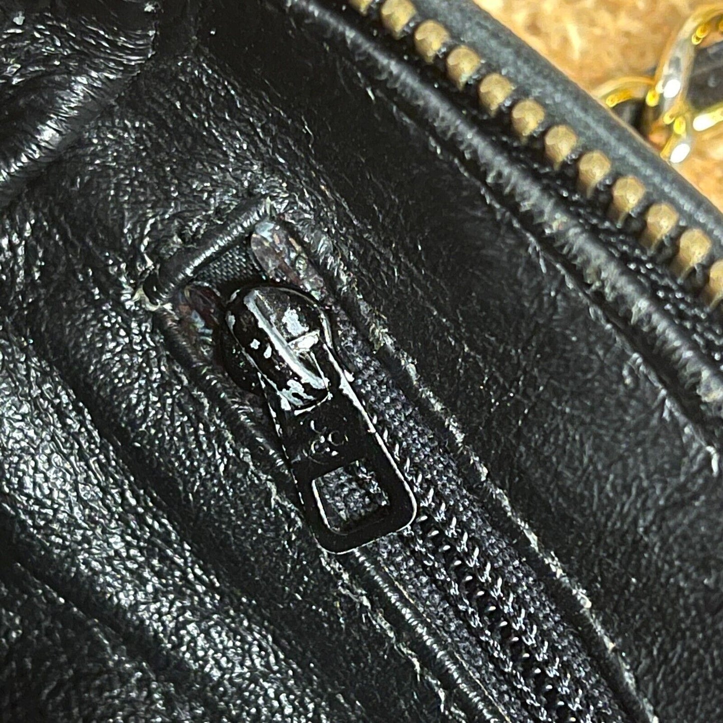 CHANEL - Excellent Vintage 1980's Black Mini Quilted CC Tassel Barrel Crossbody