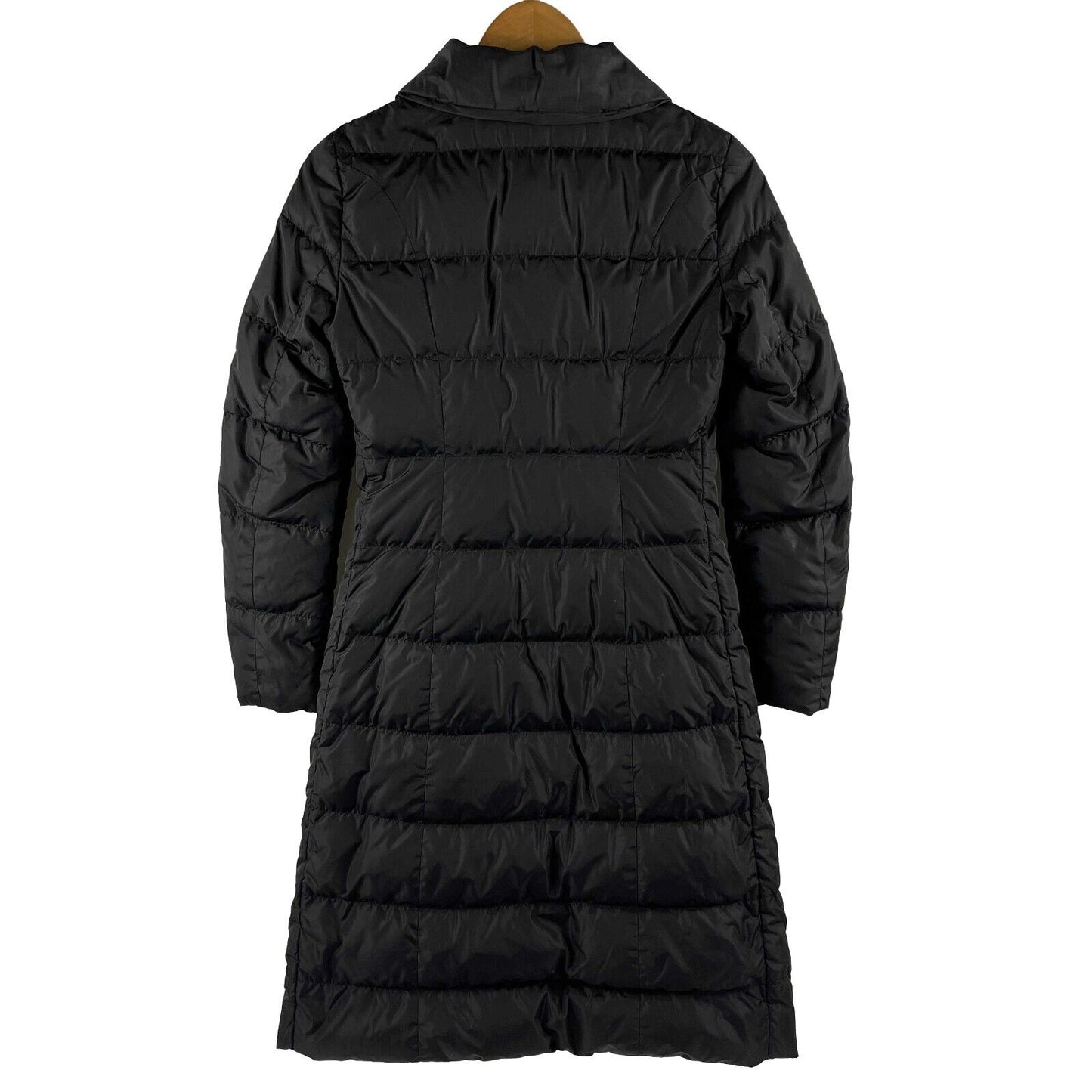 Prada - Long Down Puffer - Black Nylon Jacket - 2 Pockets Button Down