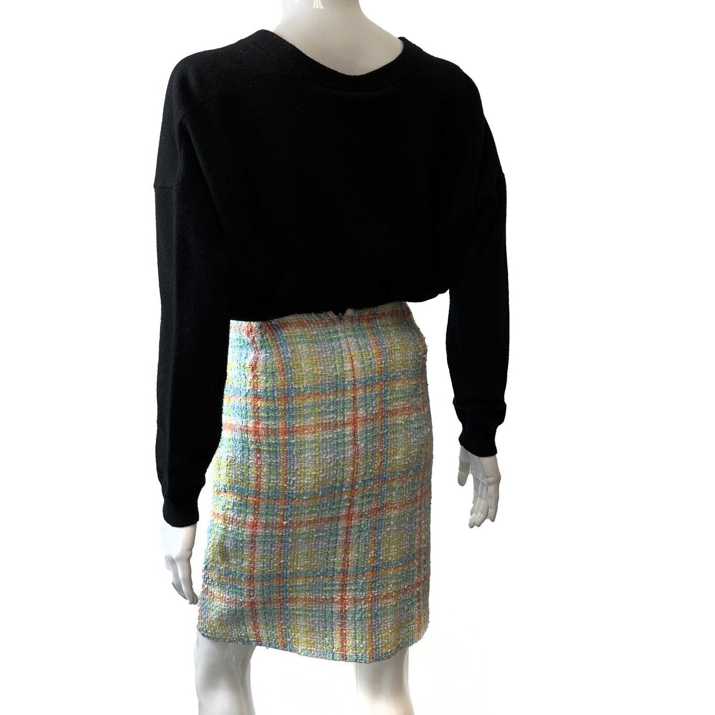 Chanel - Excellent - Vintage Rainbow Multicolor Tweed - Rainbow Multicolor - XS