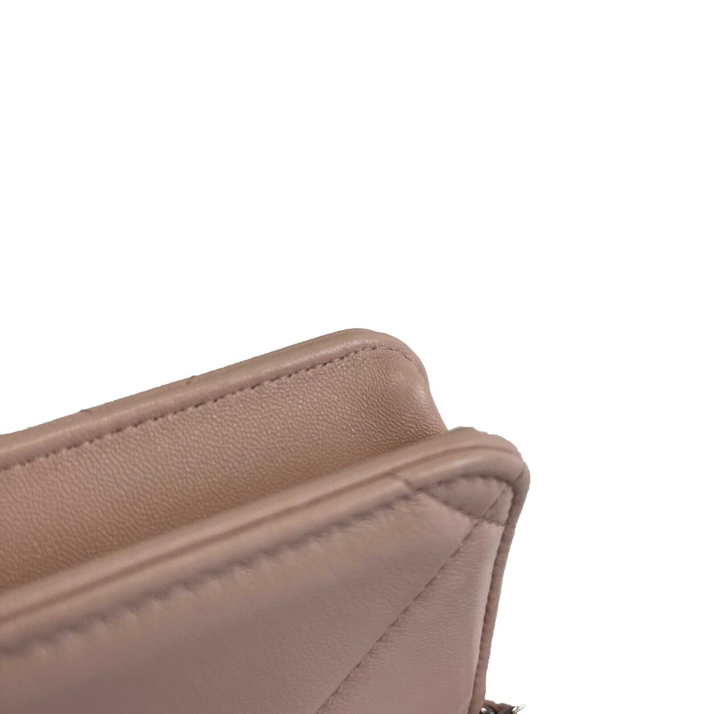 CHANEL - NEW 23S Lambskin WOC Chain Bag - CC Light Pink Crossbody / Shoulder Bag