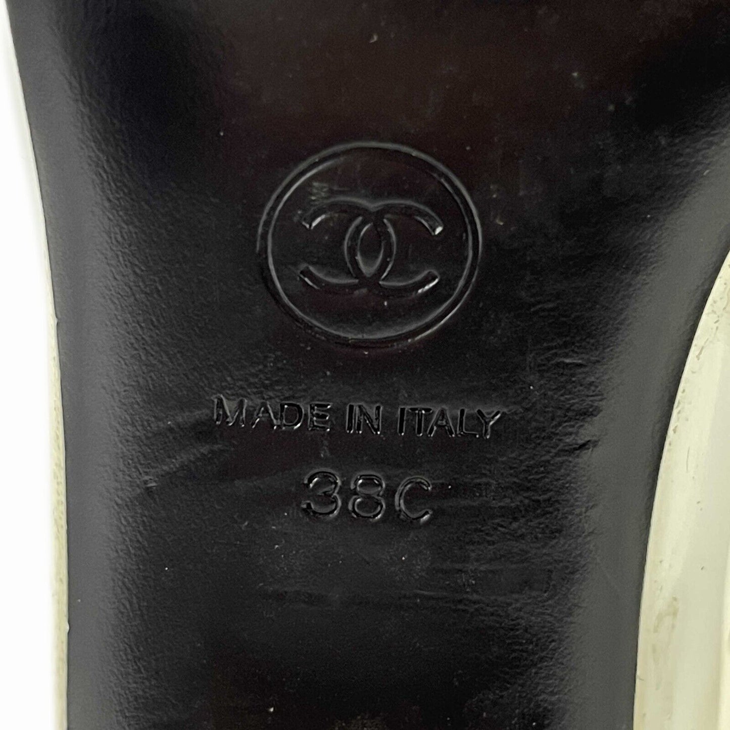 CHANEL - 18S Capped Toe CC PVC Mid-Calf Boots - 38 US 8
