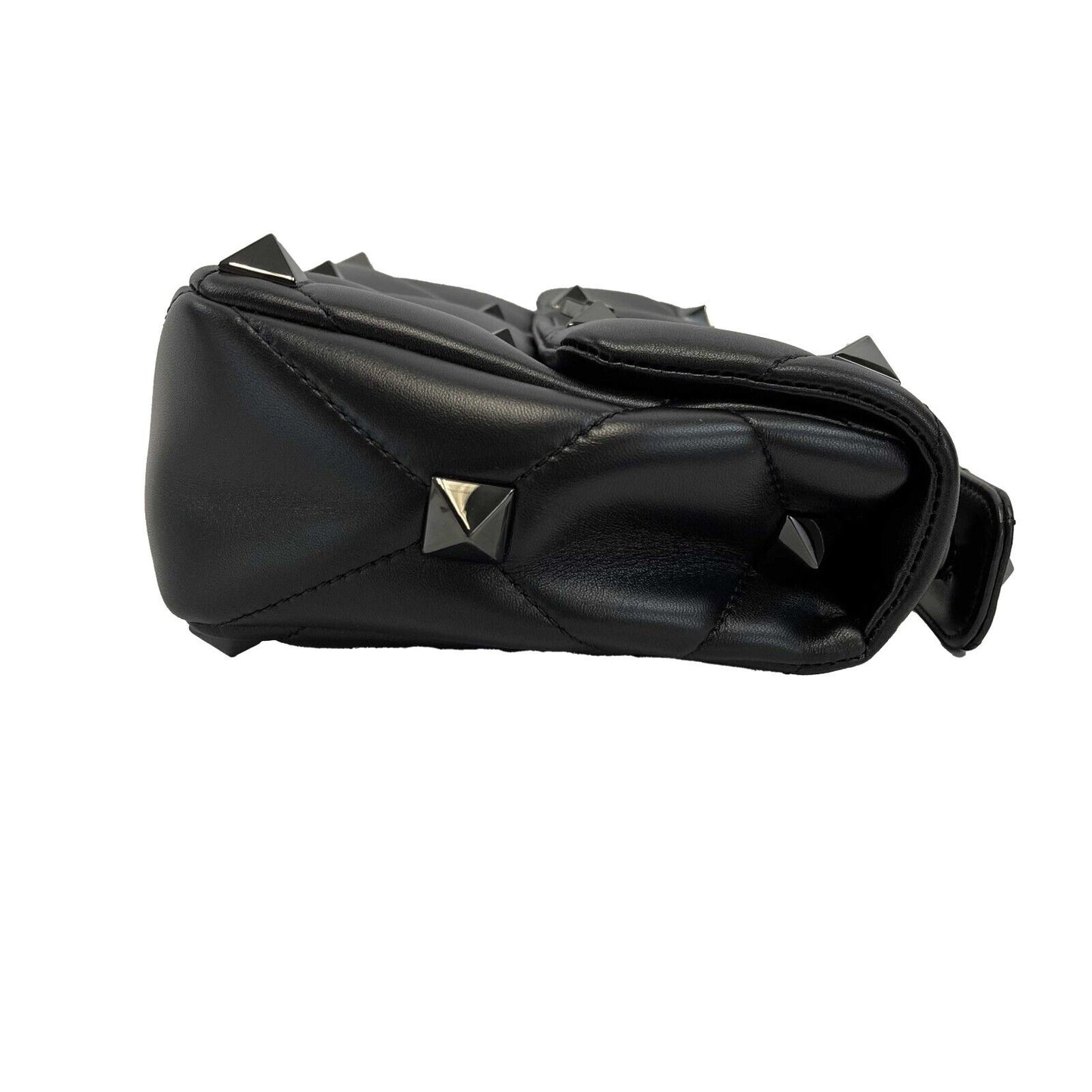 Valentino Garavani - NEW Large Lambskin Leather w/ Roman Studs - Shoulder Bag