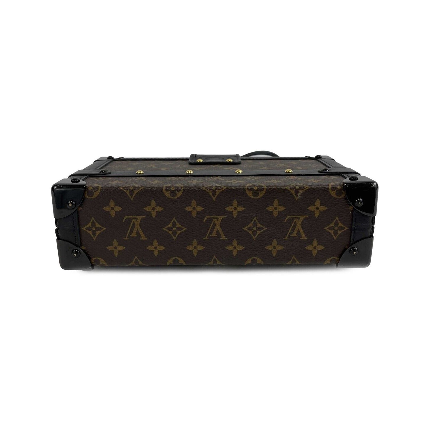 Louis Vuitton - LV m45943 Petite Malle Small Hard Case - Brown / Black Crossbody