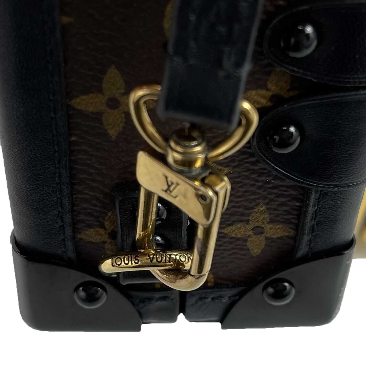 Louis Vuitton - LV m45943 Petite Malle Small Hard Case - Brown / Black Crossbody