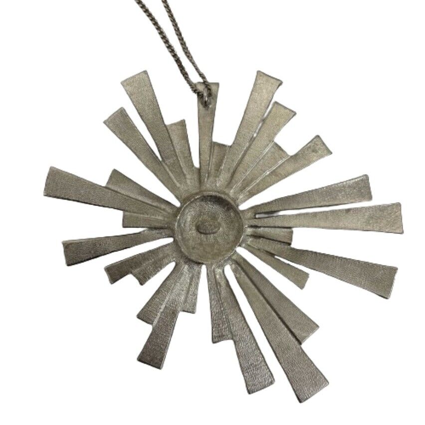Chanel Excellent CC Comète Pendant 2005 Palladium Plated Strass Necklace