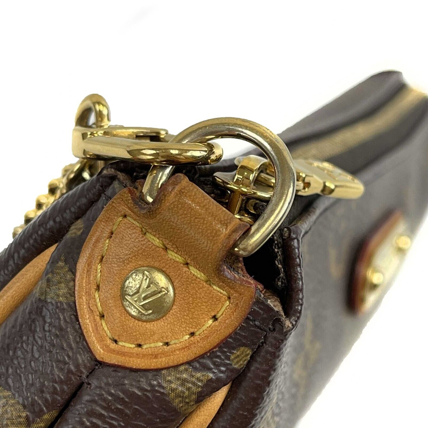 Louis Vuitton - LV Eva Clutch - Brown / Tan Monogram Canvas