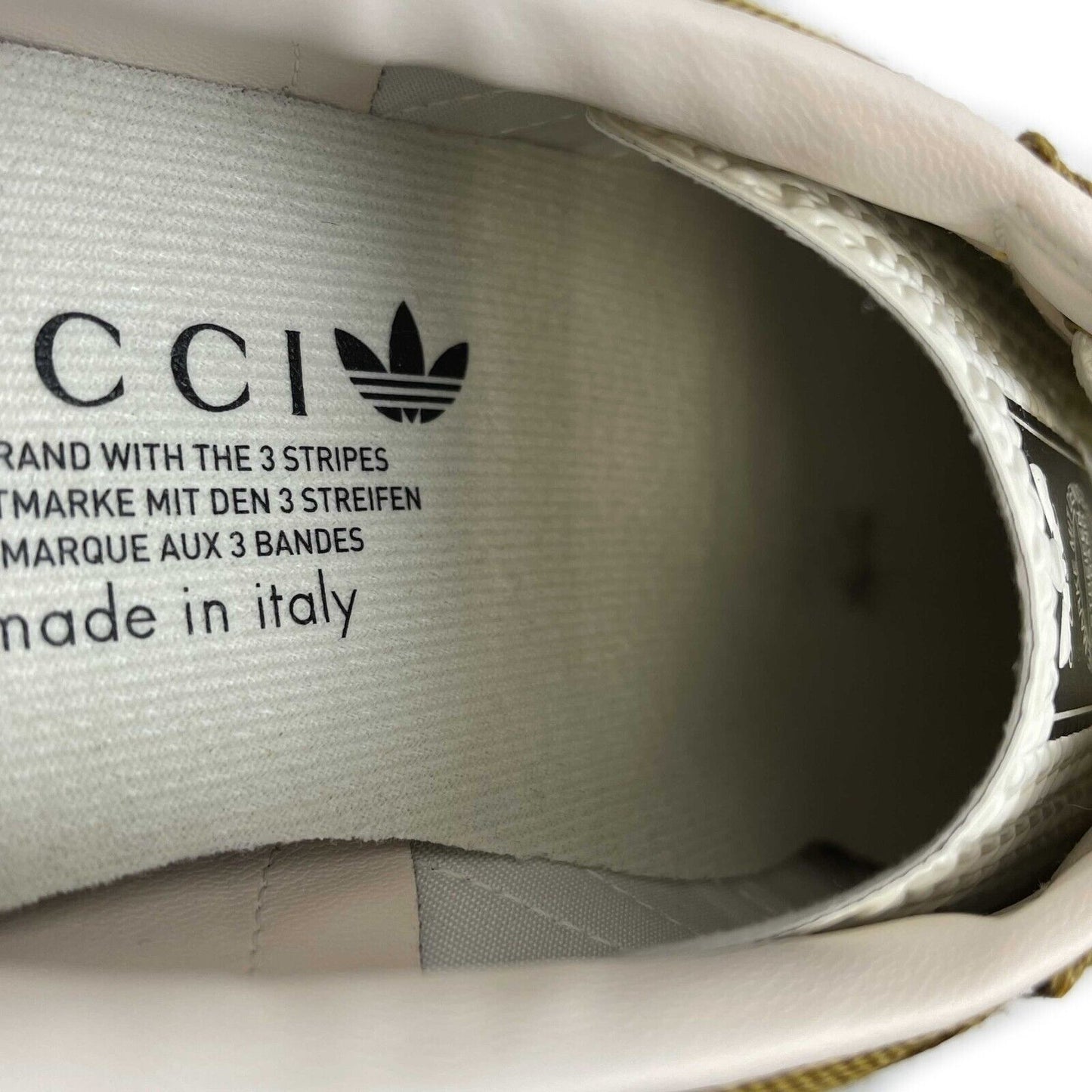 Gucci - X Adidas Gazelle Sneaker - Beige Brown US 8.5